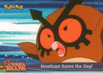 2001 Topps Pokemon Johto (UK) #SNAP11 Hoothoot Saves the Day! Front